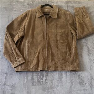 Wilsons Leather Men's Brown Genuine Leather Jacket